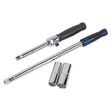 Ключ балонный крестообразный МАСТАК 1/2, 17, 19, 21, 23 мм, кейс, разборный - изображение 3