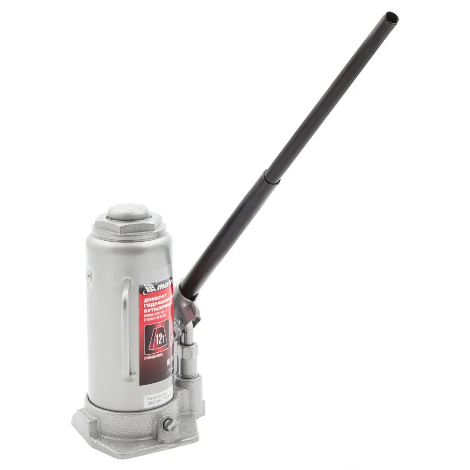 Домкрат гидравлический бутылочный, 12 т, высота подъема 230-465 мм Matrix - изображение 6