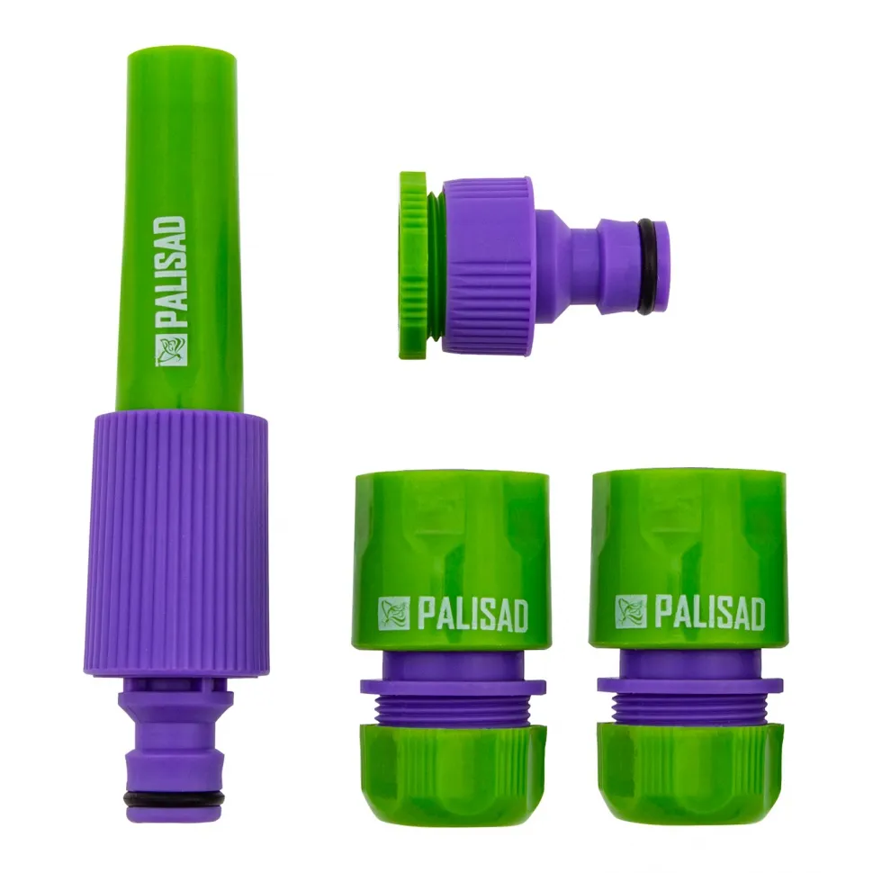 Набор для подключения шланга 1/2, распылитель, 3 адаптера к распылителю Palisad - изображение 3
