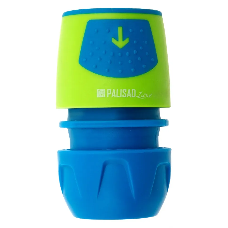 Соединитель быстросъемный для шланга 1/2-3/4, аквастоп, АВС-пластик Palisad Luxe - изображение 3