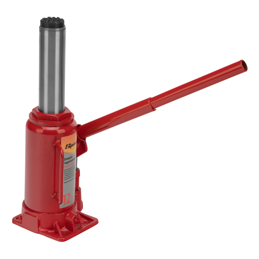 Домкрат гидравлический бутылочный 12 т, h подъема 205-400 мм Sparta Compact - изображение 6