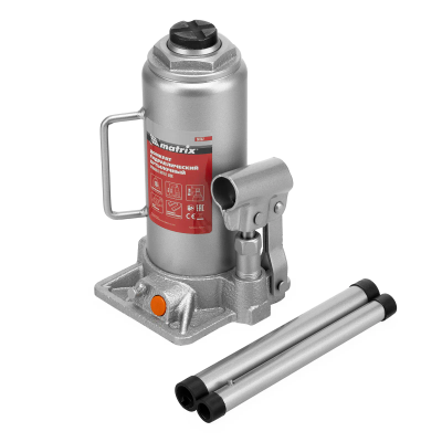 Домкрат гидравлический бутылочный, 12 т, h подъема 230-465 мм Matrix - изображение 9