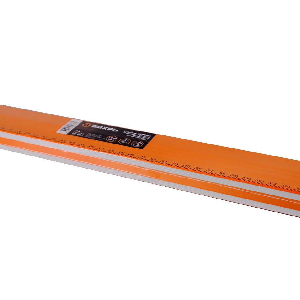 Уровень алюминиевый Вихрь фрезерованный 1200 мм 3 глазка - изображение 4