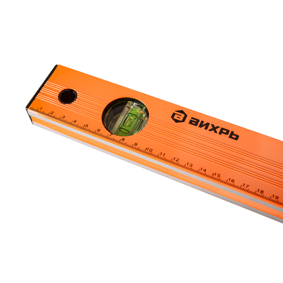 Уровень алюминиевый Вихрь фрезерованный 1200 мм 3 глазка - изображение 5
