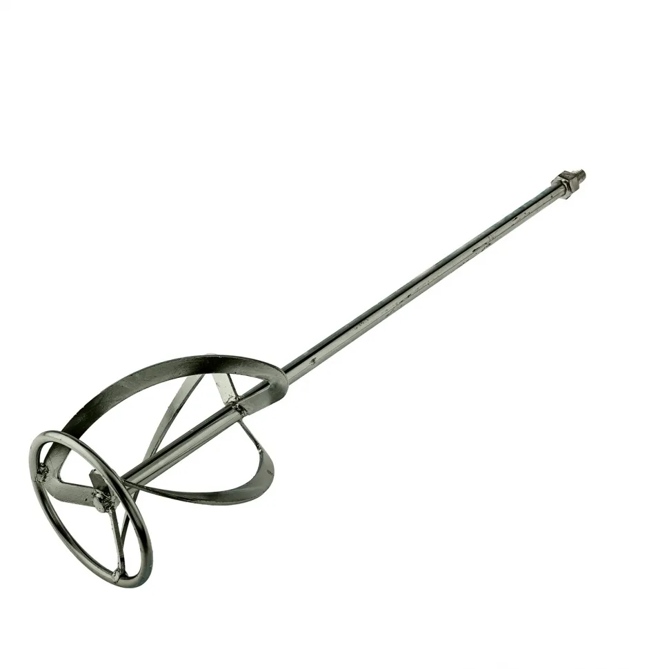 Насадка для миксера, для тяжелых растворов, 120х590 мм, оцинкованная, хвостовик резьба М14 Сибртех - изображение 2