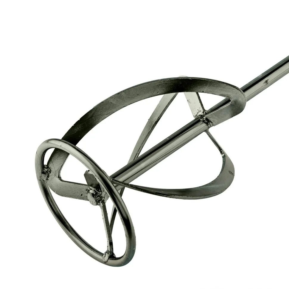 Насадка для миксера, для тяжелых растворов, 120х590 мм, оцинкованная, хвостовик резьба М14 Сибртех - изображение 3