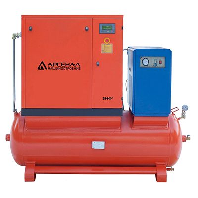 Электрический винтовой компрессор ЗИФ-СВЭ-1,2/1,3 ШМ ОиР-500 (ременная передача) - изображение 6