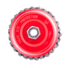 Щетка для УШМ, 125 мм, М14, чашка, крученая проволока 0.5 мм Matrix - изображение 6