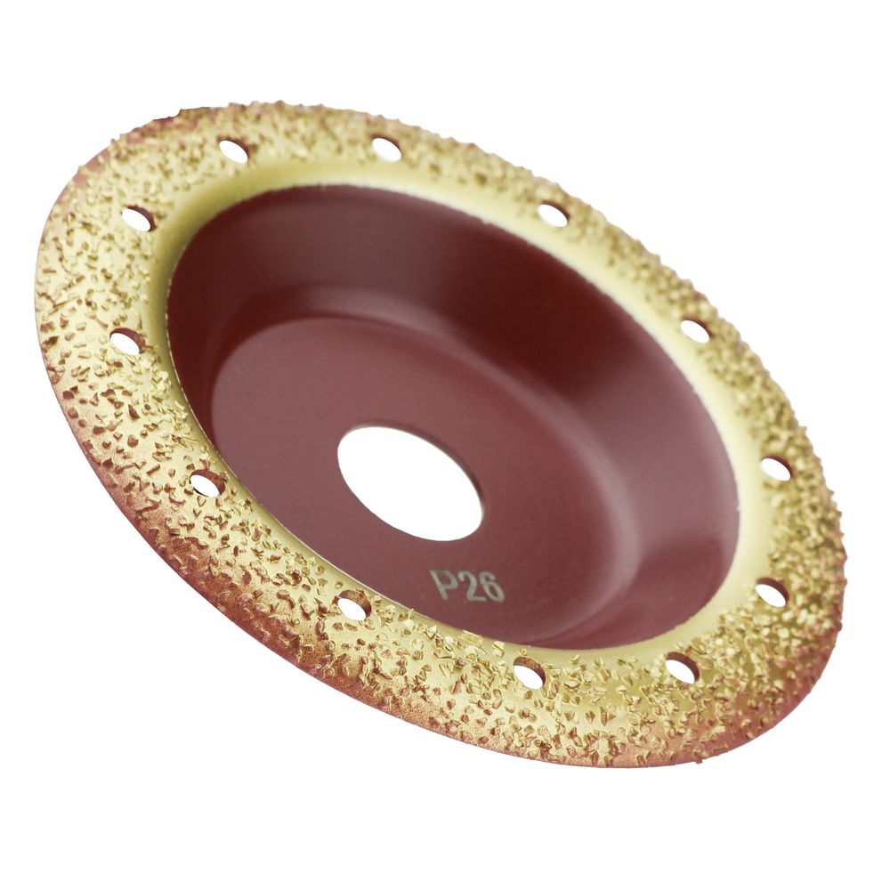 Чашка шлифовальная обдирочная твердосплавная 125 х 22 мм P26 (зерно 3) Diamond Industrial