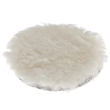 Насадка полировальная под липучку, 125 мм, натуральная шерсть Matrix - изображение 3