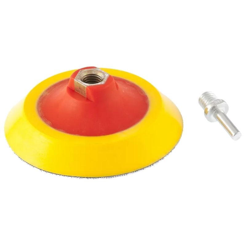 Насадка для дрели и УШМ с липучкой, 125 мм, мягкая Matrix - изображение 2