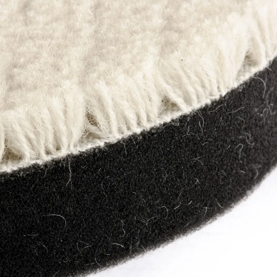 Насадка полировальная под липучку, 125 мм, короткая плетеная шерстяная нить Matrix - изображение 3