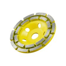 Алмазная сегментная чашка 125x6x22,23 Diamond Industrial 2-х рядная - изображение 5