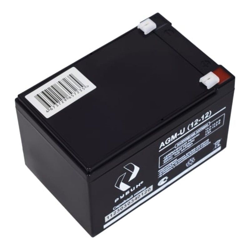 Аккумуляторная батарея Рубин 12V 12Ah AGM (3.4kg) - изображение 2