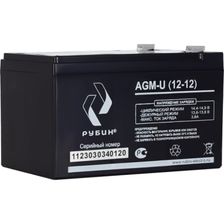 Аккумуляторная батарея Рубин 12V 12Ah AGM (3.4kg) - изображение 7