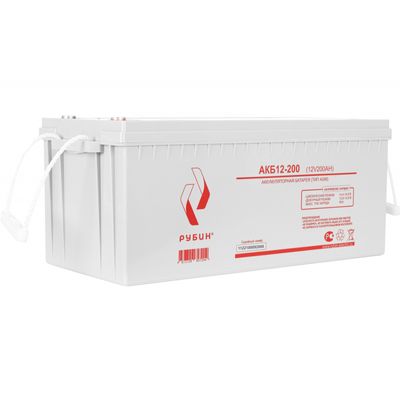 Аккумуляторная батарея Рубин 12V 75Ah AGM (22.5kg) - изображение 10