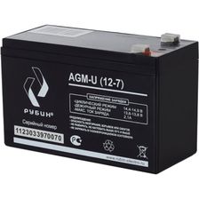 Аккумуляторная батарея Рубин 12V 7Ah AGM (2.05kg) - изображение 9