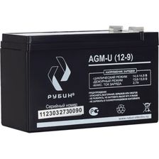 Аккумуляторная батарея Рубин 12V 9Ah AGM (2.3kg) - изображение 7