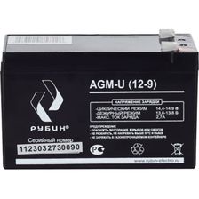 Аккумуляторная батарея Рубин 12V 9Ah AGM (2.3kg) - изображение 9