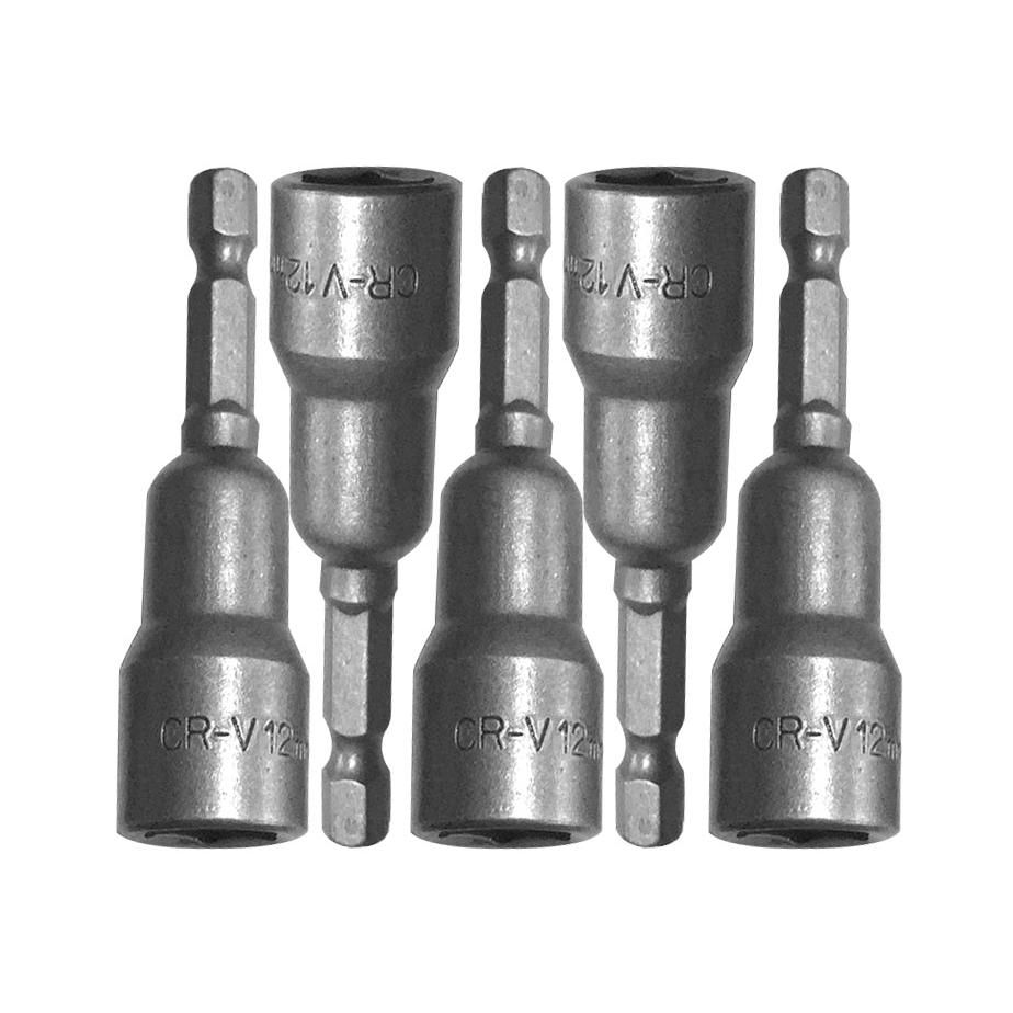 Биты для кровельных саморезов, 12x65мм, 5 шт, магнитные, CrV, Sturm!
