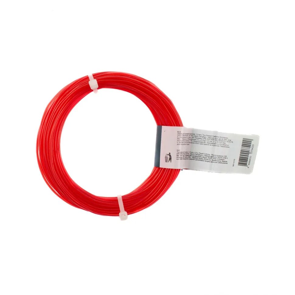 Леска для триммера круглая, 1.3 ммх15 м, Россия Сибртех - изображение 2