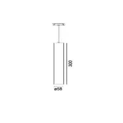 Трековый подвесной светильник 14Вт, CRI90, 3000К, гр. 20°, IP20, DALI, 48B, черный (длина кабеля 1м) - изображение 2