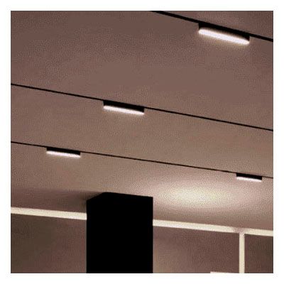 Трековый светодиодный линейный светильник 14W, CRI90, 3000К, угол 100°, IP20, NO DIM, 48B, черный - изображение 2