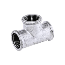 Тройник чугун оцинкованный Ду15 (1/2") м/м Fittex - изображение 2