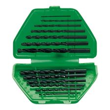 Набор сверл по металлу, 1.5-6.5 мм, (через 0.5 мм), 13 шт, пластиковый бокс, цилиндрический хвостовик - изображение 2