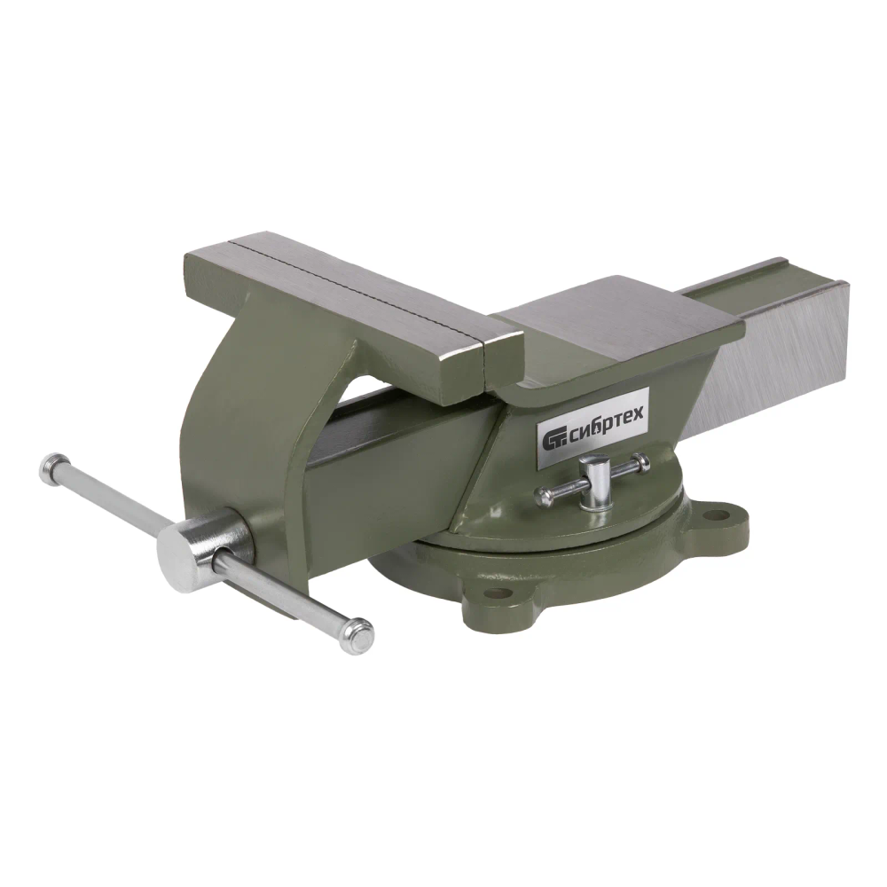 Тиски слесарные, 150 мм, стальные, поворотные Сибртех