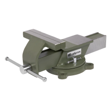 Тиски слесарные, 150 мм, стальные, поворотные Сибртех - изображение 6