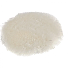 Насадка полировальная под липучку, 150 мм, натуральная шерсть Matrix - изображение 4