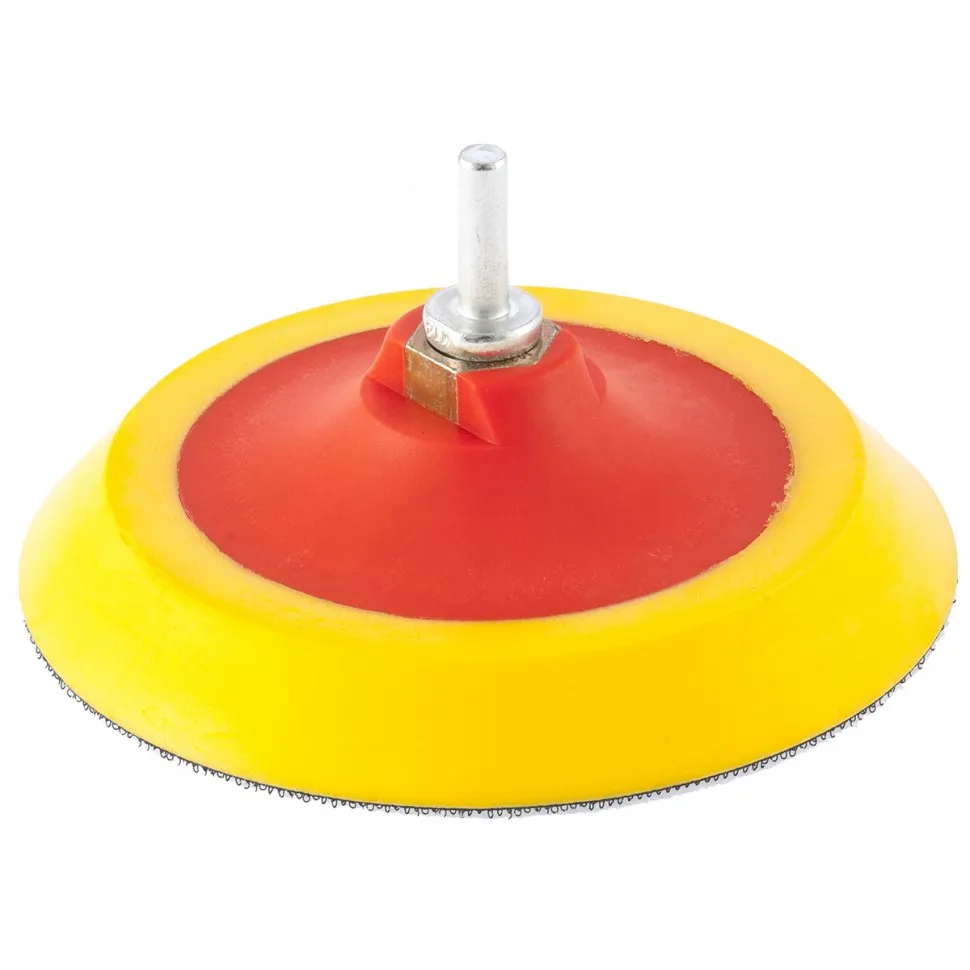 Насадка для дрели и УШМ с липучкой, 150 мм, мягкая Matrix - изображение 3