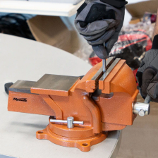 Тиски слесарные, 150 мм, поворотные, с наковальней Sparta - изображение 13