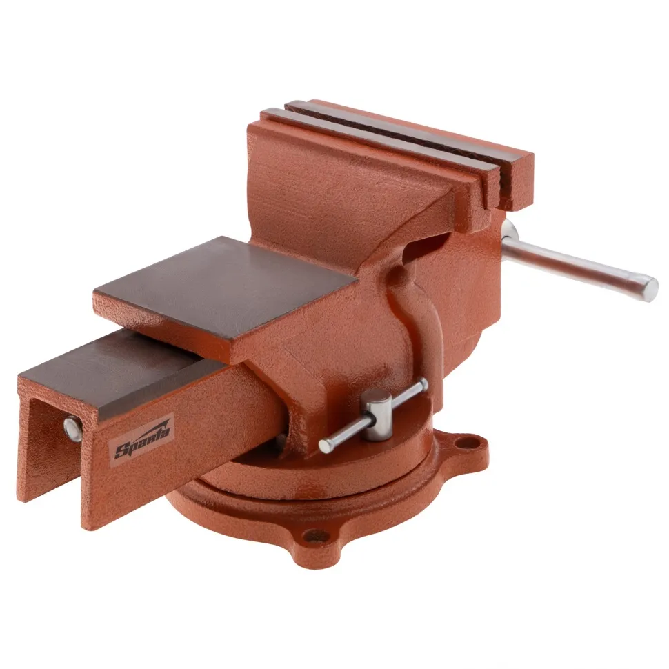 Тиски слесарные, 150 мм, поворотные, с наковальней Sparta - изображение 2