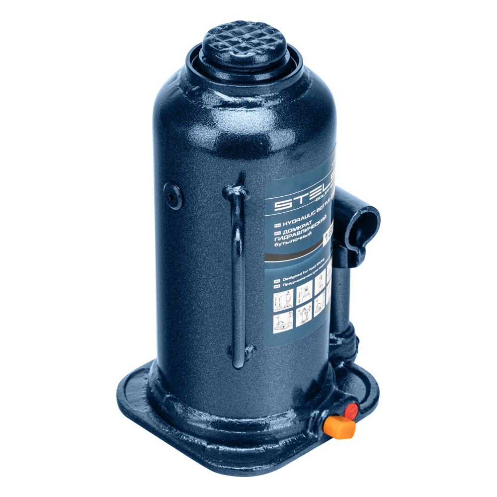Домкрат гидравлический бутылочный, 16 т, h подъема 227-457 мм Stels - изображение 3