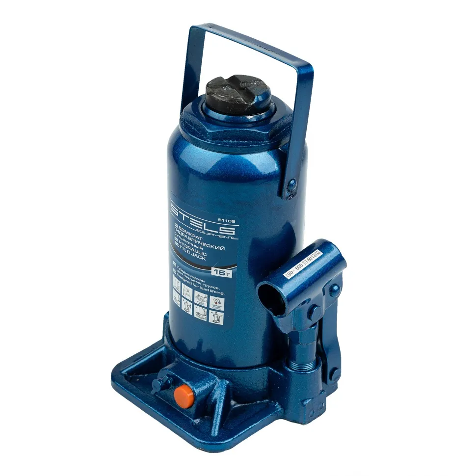 Домкрат гидравлический бутылочный, 16 т, H подъема 230-460 мм Stels - изображение 2