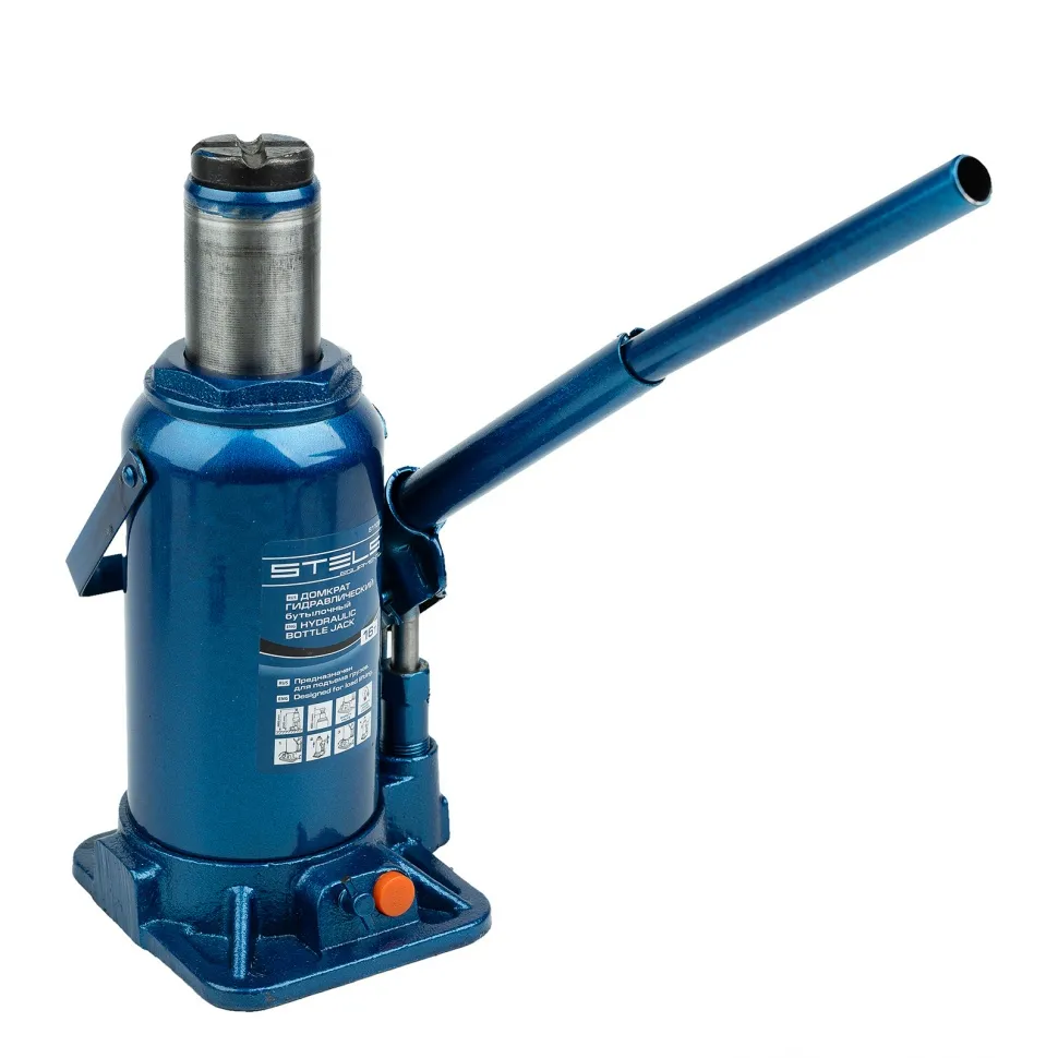 Домкрат гидравлический бутылочный, 16 т, H подъема 230-460 мм Stels - изображение 7