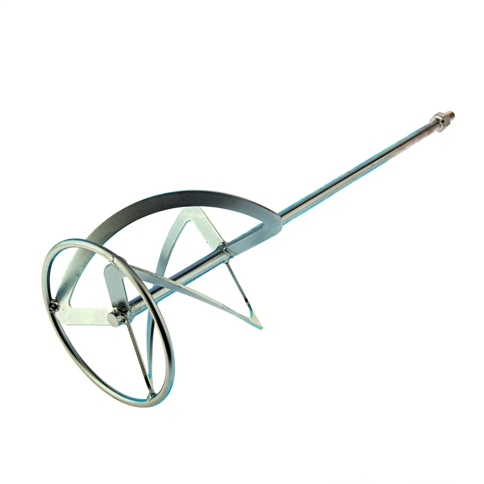 Насадка для миксера, для тяжелых растворов, 160х590 мм, оцинкованная, хвостовик резьба М14 Сибртех - изображение 2