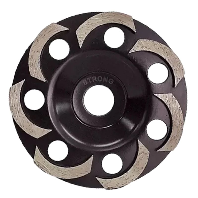 стд-167 Алмазная чашка STRONG 125 С-сегмент (7 сегментов) (черная)