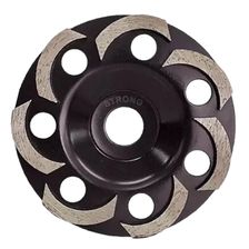 стд-167 Алмазная чашка STRONG 125 С-сегмент (7 сегментов) (черная) - изображение 2