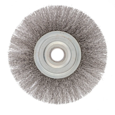 Щетка для УШМ, 175 мм, посадка 22.2 мм, плоская, витая проволока 0.3 мм Сибртех - изображение 5