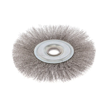 Щетка для УШМ, 175 мм, посадка 22.2 мм, плоская, витая проволока 0.3 мм Сибртех - изображение 7