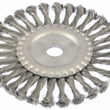 Щетка для УШМ 175 мм, посадка 22.2 мм, плоская, крученая проволока 0.5 мм Matrix - изображение 5