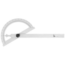 Угломер-транспортир мод. УТ-180 0-180° (120х150мм, 1°) (ГРСИ №83810-21) КЛБ - изображение 6