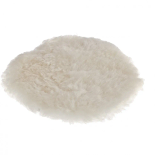 Насадка полировальная под липучку, 180 мм, натуральная шерсть Matrix - изображение 4