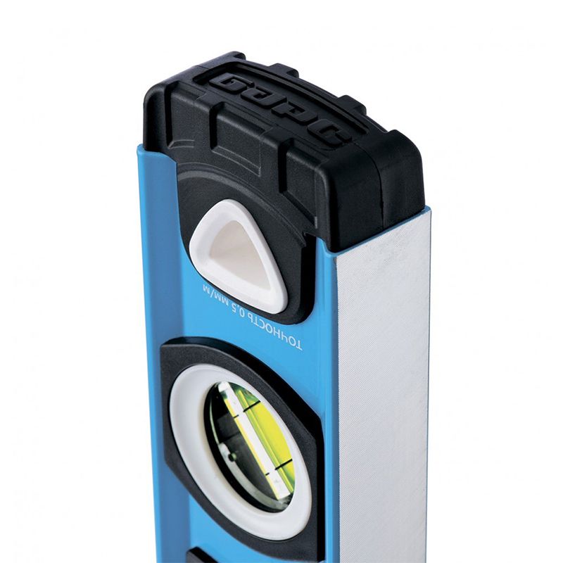 Уровень алюминиевый, 1800 мм, профиль 1,6 мм, фрезерованный, ударопрочные заглушки, 3 глазка Барс - изображение 3