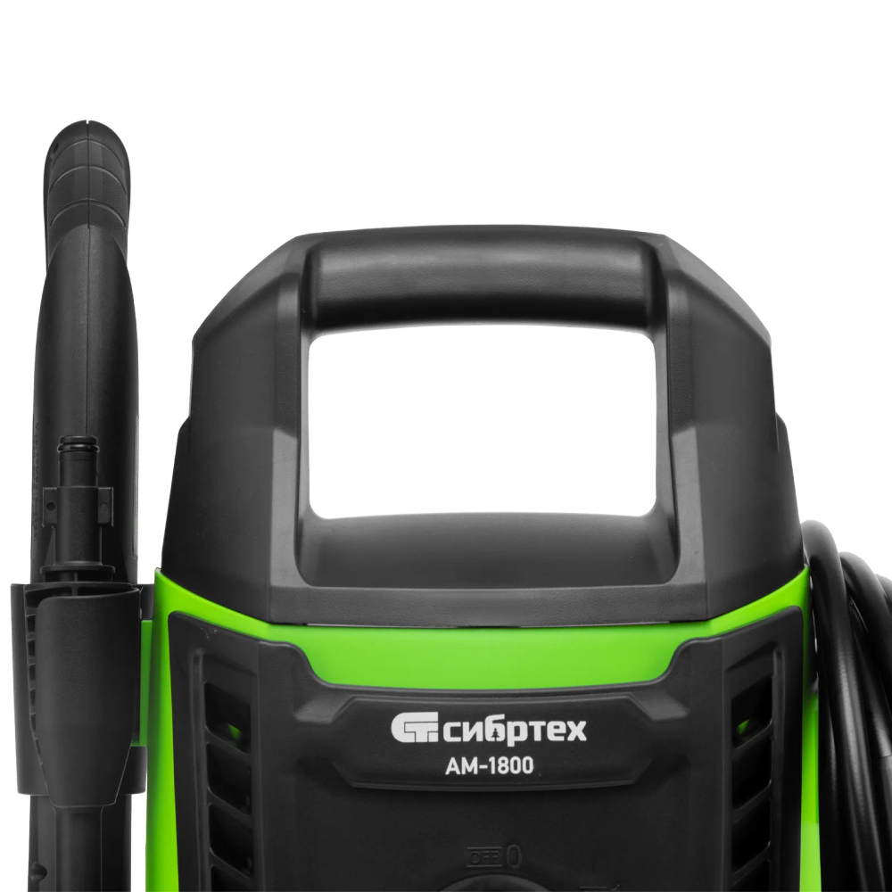 Мойка высокого давления Сибртех АМ-1800, 1800 Вт, 140 бар, 350 л/ч, колесная - изображение 8