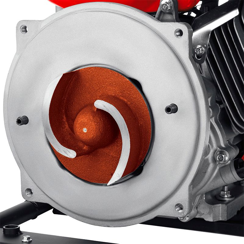 Мотопомпа бензиновая для грязной воды ЗУБР МПГ-1800 - изображение 3