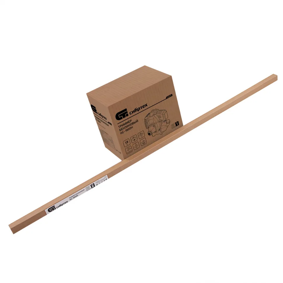 Триммер бензиновый Сибртех КС-1800Н, 33 см3, неразъемная штанга, 2 части - изображение 12